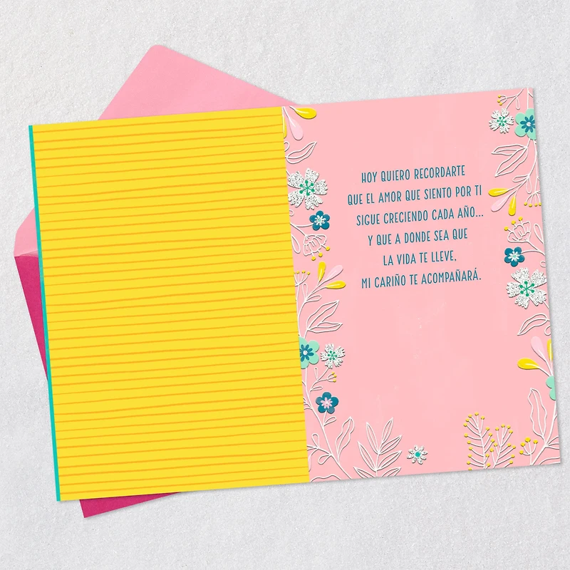 My Love for You Grows Spanish-Language Birthday Card for Granddaughter for only USD 2.99 | Hallmark