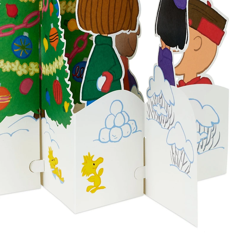Jumbo The Peanuts® Gang Christmas Tree 3D Pop-Up Christmas Card for only USD 14.99 | Hallmark