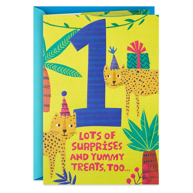 Lots of Surprises Pop-Up First Birthday Card for only USD 4.99 | Hallmark