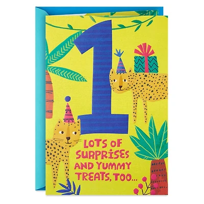 Lots of Surprises Pop-Up First Birthday Card for only USD 4.99 | Hallmark