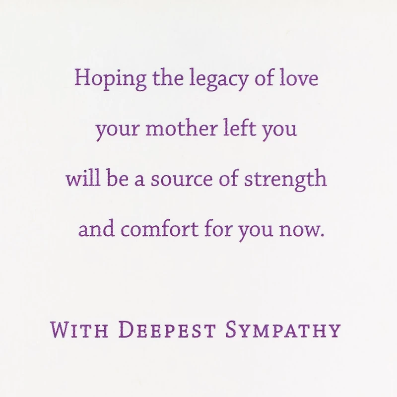 Your Mother Lives On in You Sympathy Card for only USD 5.59 | Hallmark