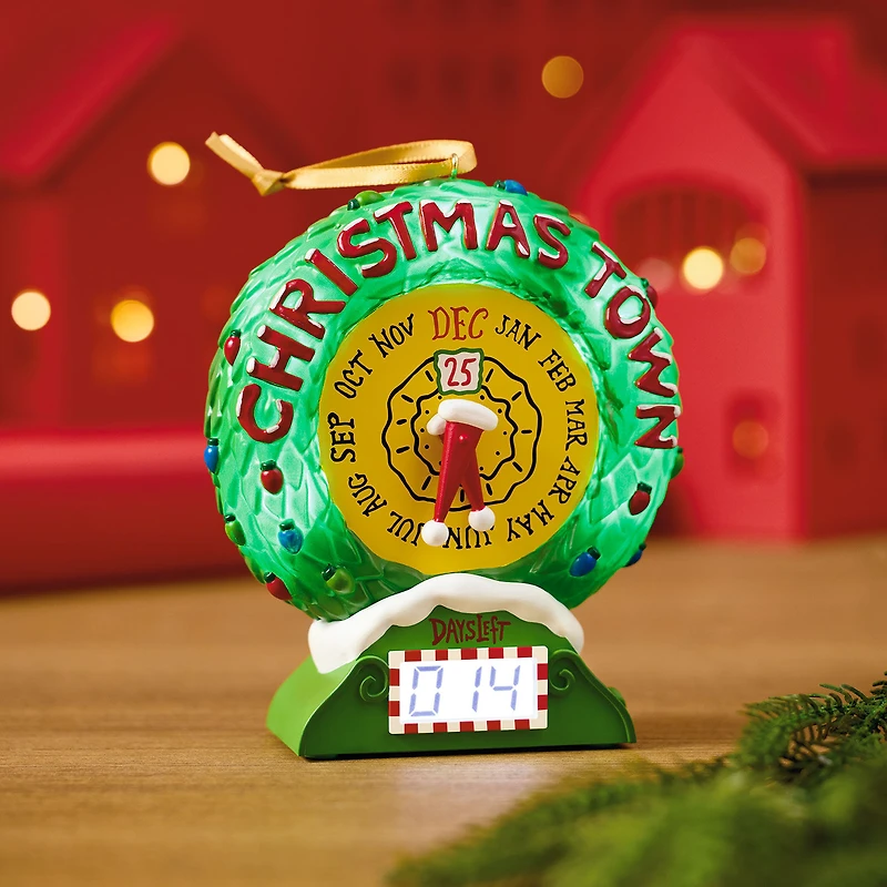 Disney Tim Burton's The Nightmare Before Christmas Christmas Town Countdown Musical Ornament With Light and Motion for only USD 55.99 | Hallmark