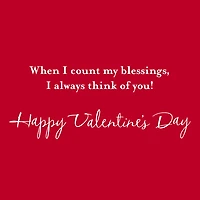 Peanuts® Count My Blessings, Snoopy and Woodstock Valentine's Day Card for only USD 2.50 | Hallmark