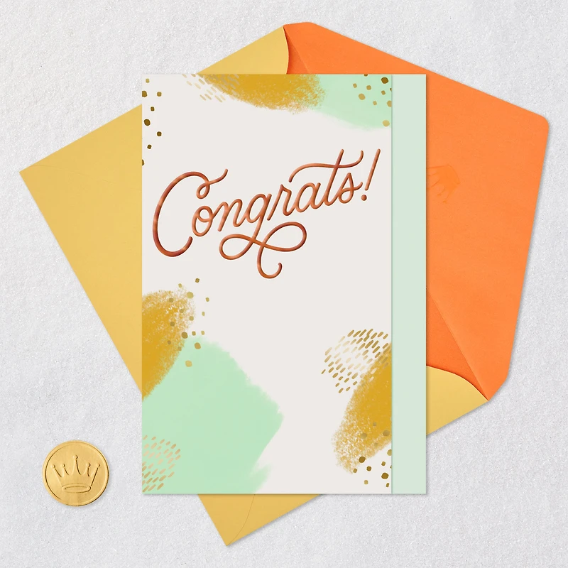 Congrats! Blank Congratulations Card for only USD 4.59 | Hallmark