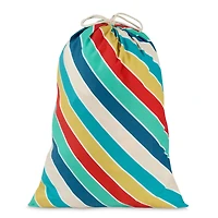28" Bold Diagonal Stripes Birthday Canvas Gift Sack With Gift Tag for only USD 14.99 | Hallmark
