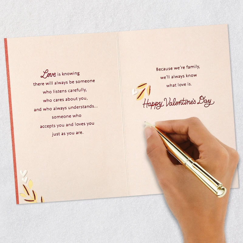 Love Is a Family Thing Valentine's Day Card for only USD 4.99 | Hallmark