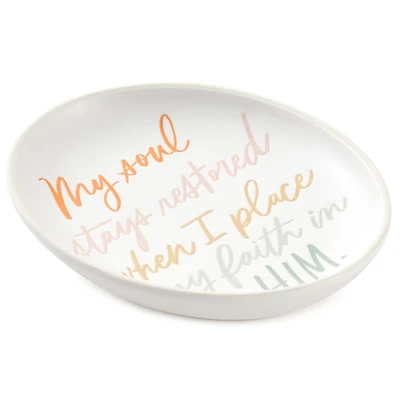 My Soul Stays Restored Trinket Dish for only USD 16.99 | Hallmark