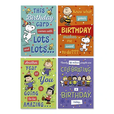 Peanuts® Happy Day Assorted Religious Birthday Cards, Box of 12 for only USD 8.99 | Hallmark