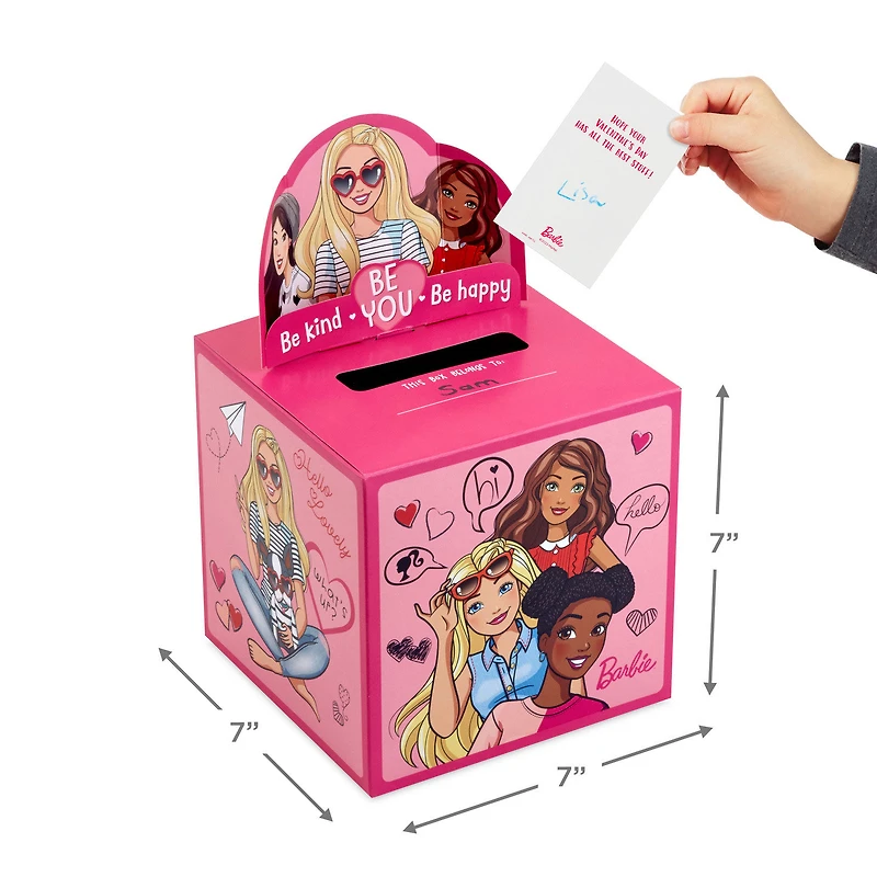 Barbie™ Be You Kids Classroom Valentines Set With Cards and Mailbox for only USD 14.99 | Hallmark