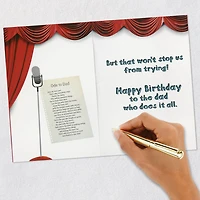 An Ode to Dad Funny Musical Birthday Card for only USD 6.59 | Hallmark