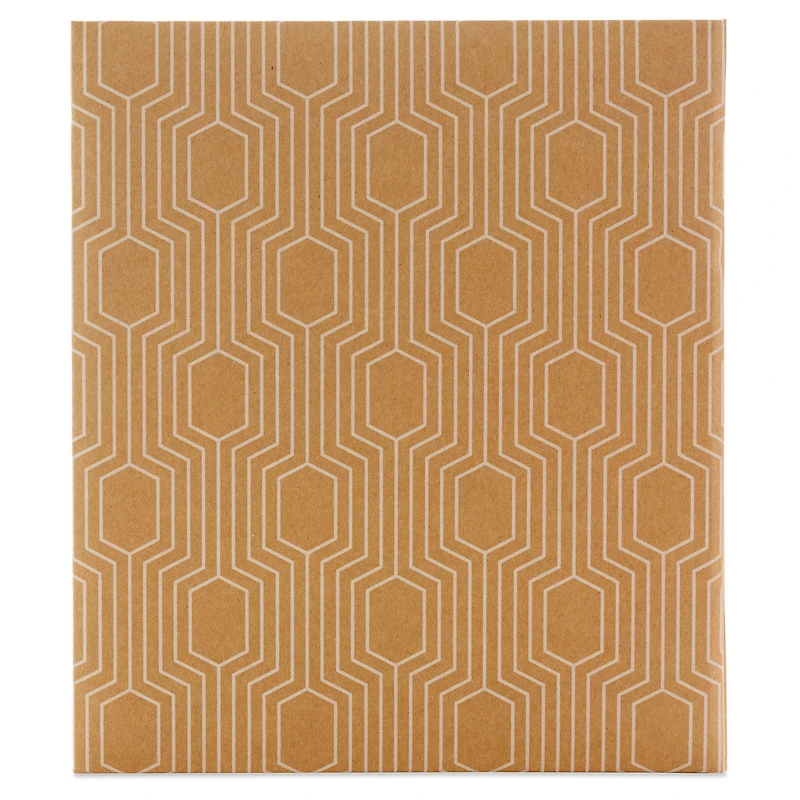 Hexagons on Kraft Large Refillable Photo Album for only USD 34.99 | Hallmark