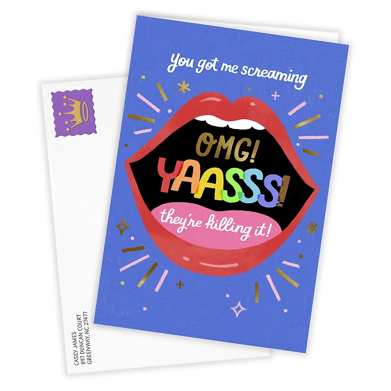 OMG! Yaasss! Custom Encouragement Card for only USD 4.99 | Hallmark