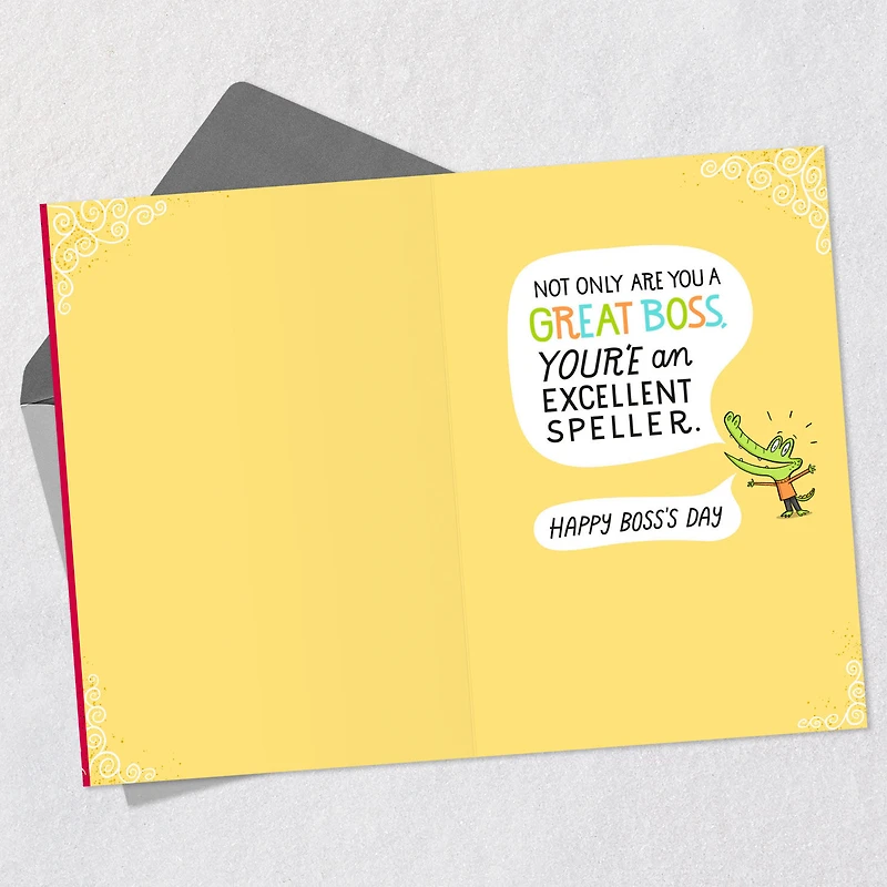 There's No "I" in Team Funny Boss's Day Card for only USD 3.99 | Hallmark