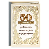God's Gift of Enduring Love Religious 50th Anniversary Card for Couple for only USD 5.59 | Hallmark