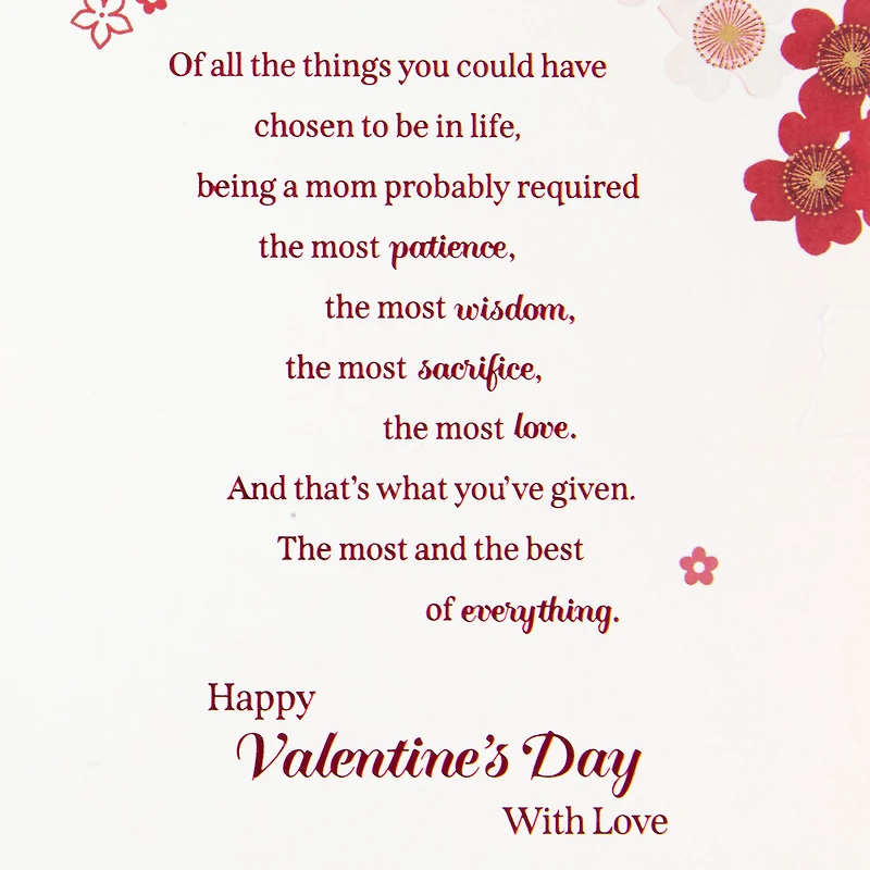 Patience, Wisdom and Love Valentine's Day Card for Mom for only USD 6.99 | Hallmark