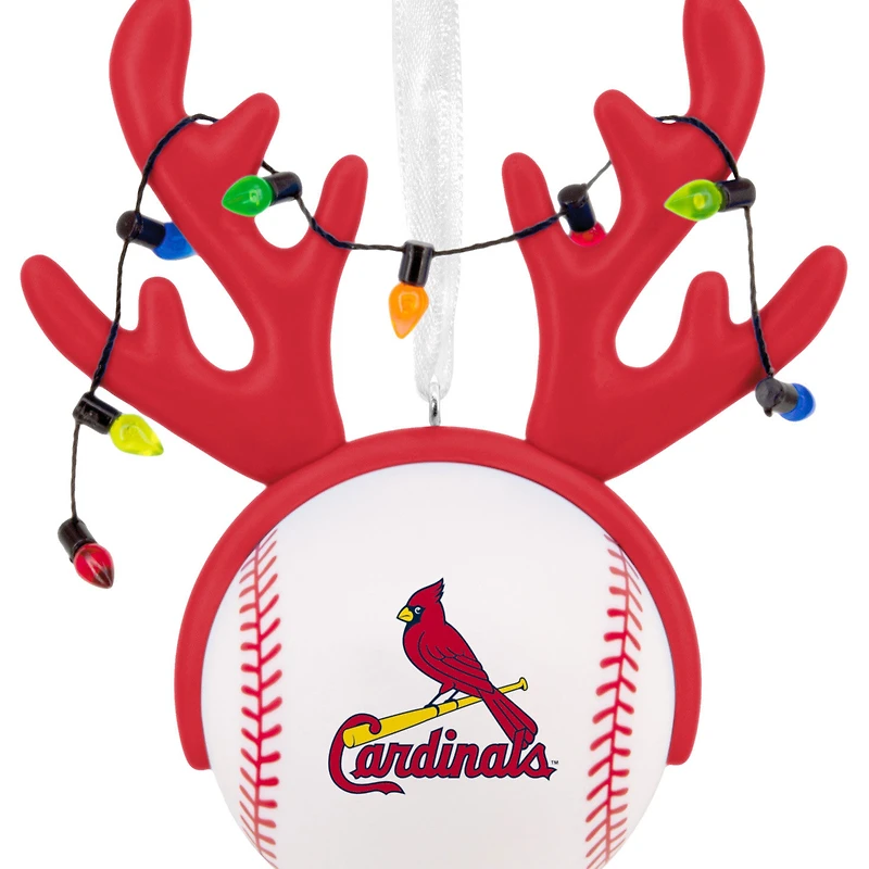 MLB St. Louis Cardinals™ Reindeer Baseball Hallmark Ornament for only USD 12.99 | Hallmark