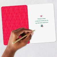 My Nails and I Thank You Christmas Card for Nail Tech for only USD 3.99 | Hallmark