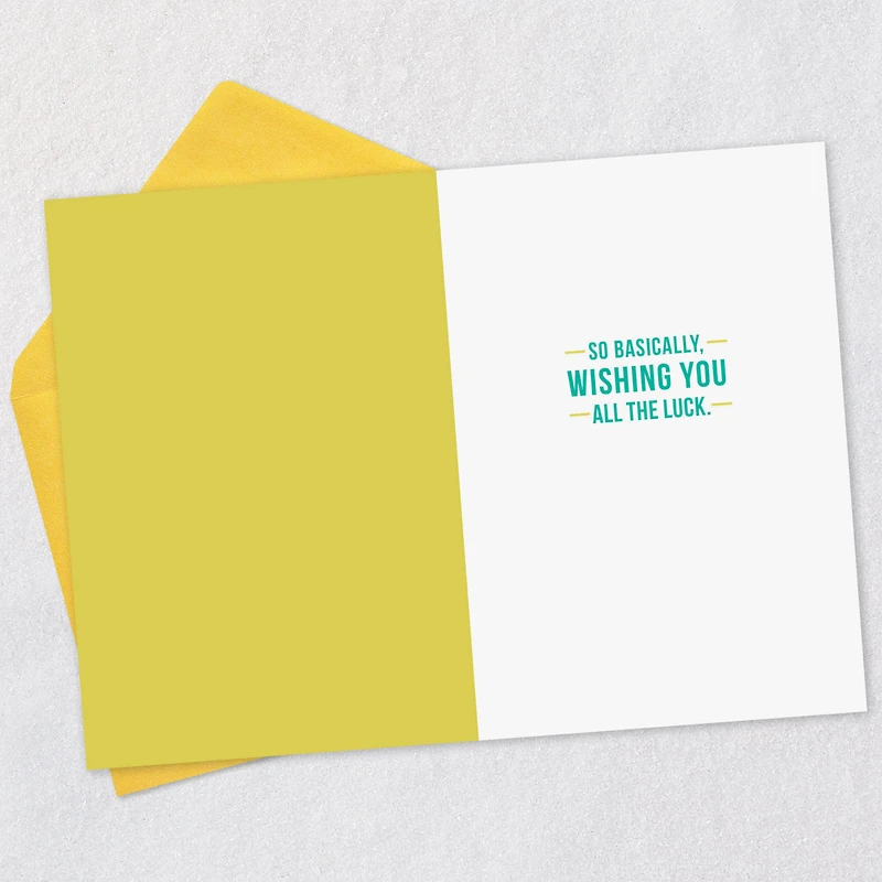 Wishing You All the Luck Funny Good Luck Card for only USD 4.49 | Hallmark