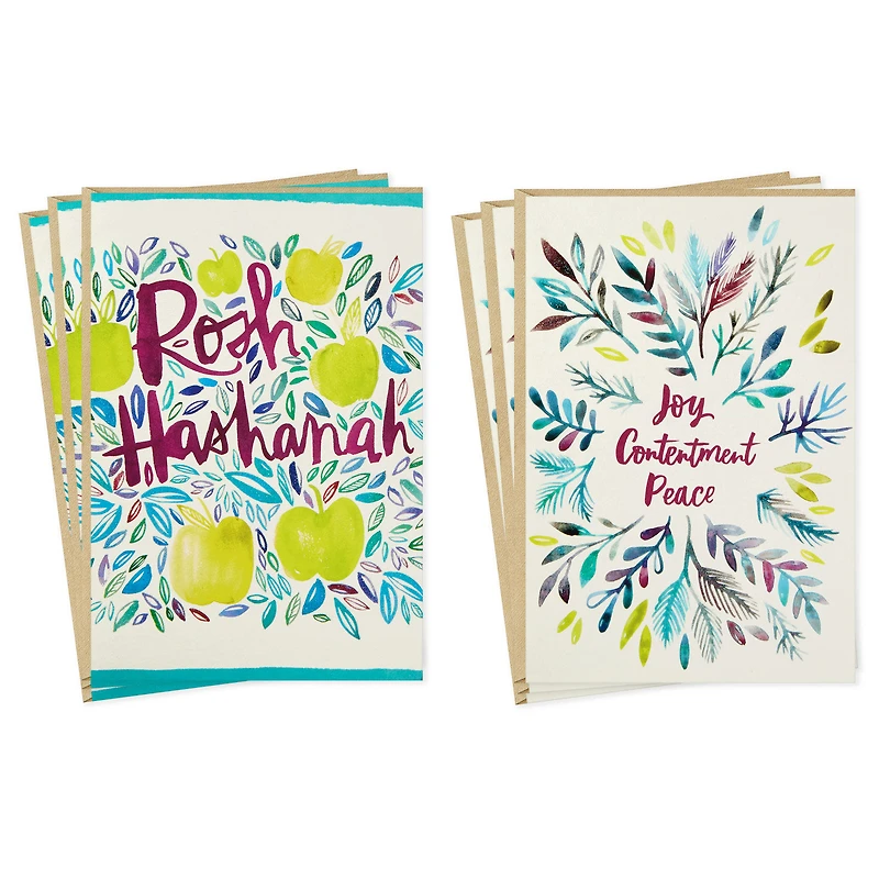 Apples and Leaves Rosh Hashanah Cards, Pack of 6 for only USD 5.99 | Hallmark