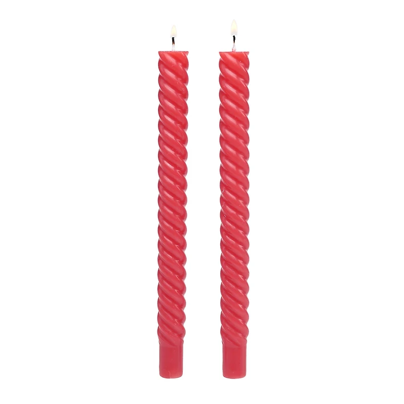 Red Spiral Taper Candles, Set of 2 for only USD 9.99 | Hallmark