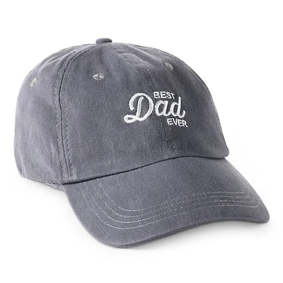 Best Dad Ever Gray Twill Baseball Cap for only USD 14.99 | Hallmark