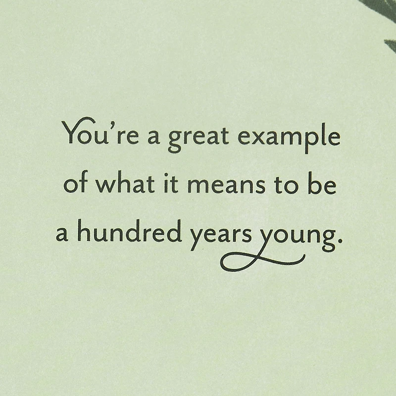 A Great Example of 100 Years Young 100th Birthday Card for only USD 4.99 | Hallmark