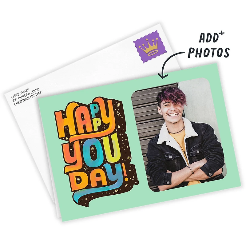 Personalized Happy You Day Birthday Photo Card for only USD 4.99 | Hallmark