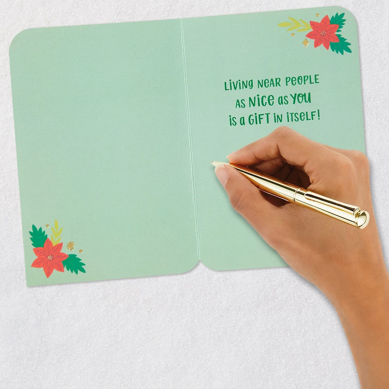 Happy Holidays Flowers Holiday Card for Neighbor for only USD 3.99 | Hallmark