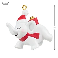 Mini Festive White Elephant Ornament, 1" for only USD 12.99 | Hallmark