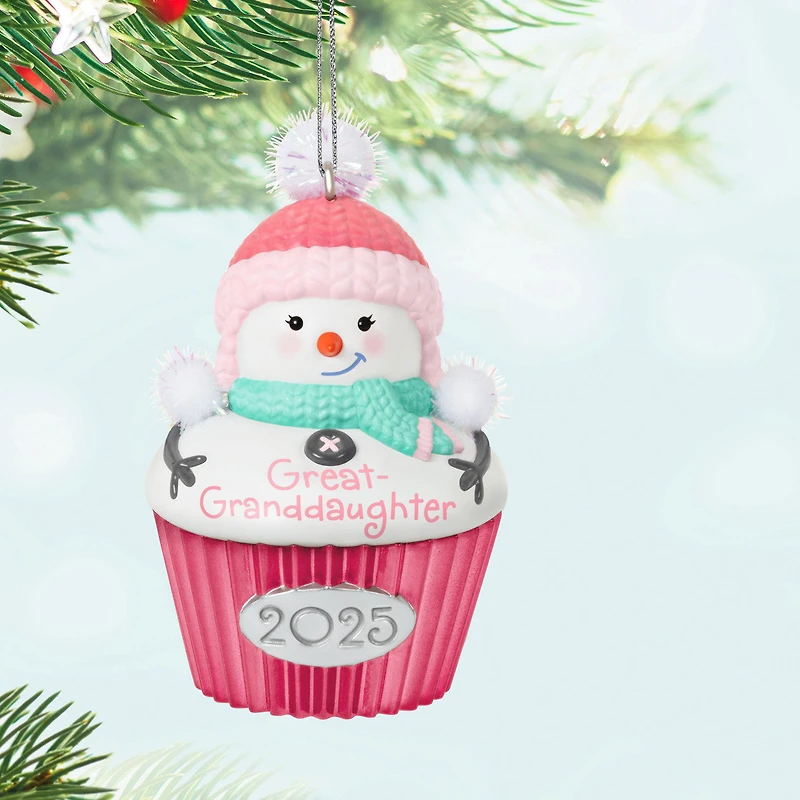 Great-Granddaughter Cupcake 2025 Ornament for only USD 18.99 | Hallmark