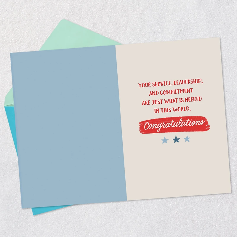 Stand Proud Military Congratulations Card for only USD 2.99 | Hallmark
