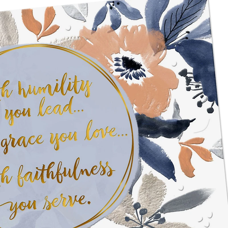 With Humility, Grace and Faithfulness Religious Clergy Appreciation Card for Both for only USD 3.99 | Hallmark