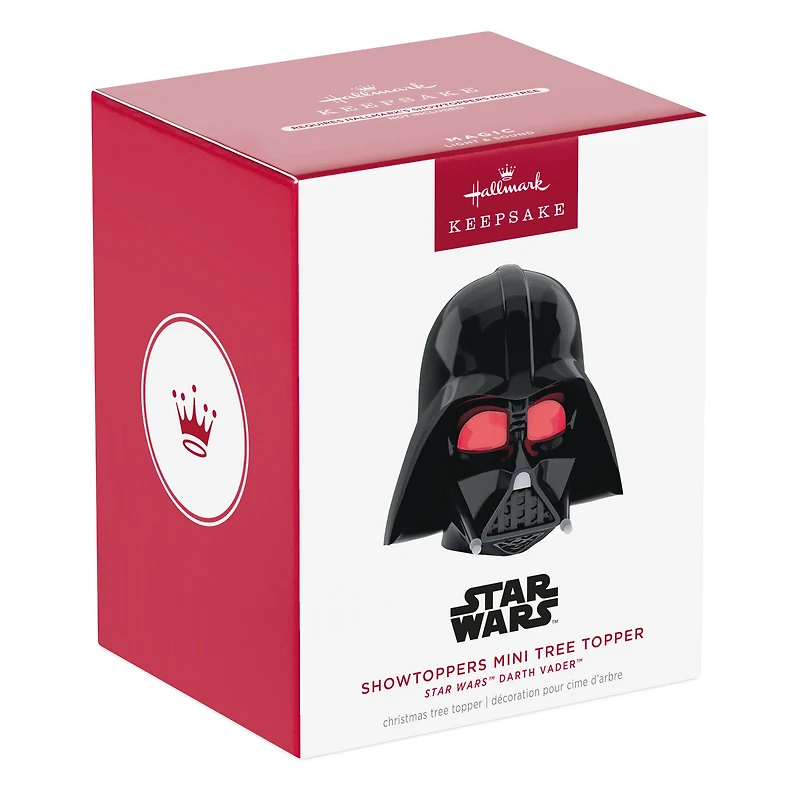 Mini Star Wars™ Darth Vader™ ShowToppers Musical Tree Topper With Light, 3" for only USD 37.99 | Hallmark