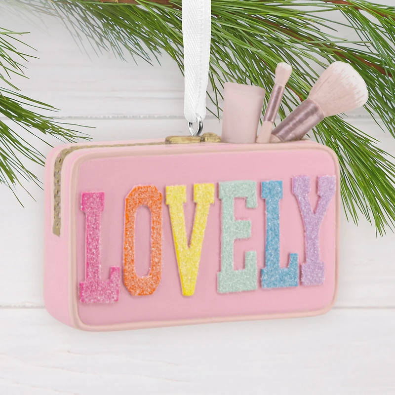 Varsity Makeup Bag Hallmark Ornament for only USD 14.99 | Hallmark