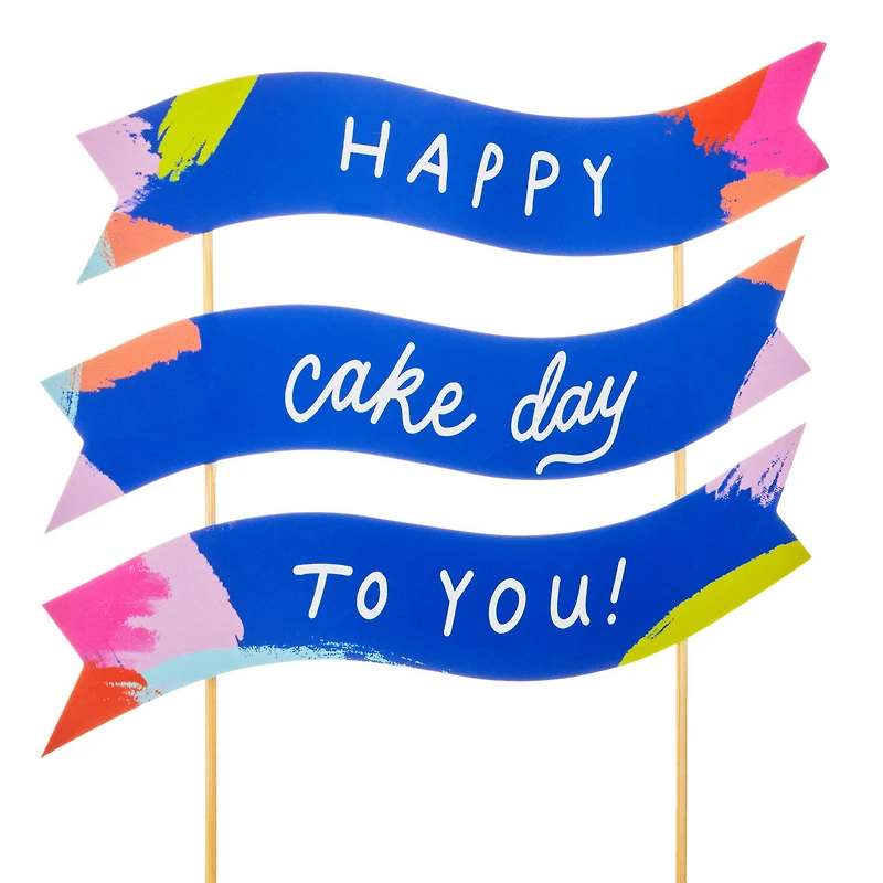 Cake Day Banner Birthday Cake Topper for only USD 6.99 | Hallmark