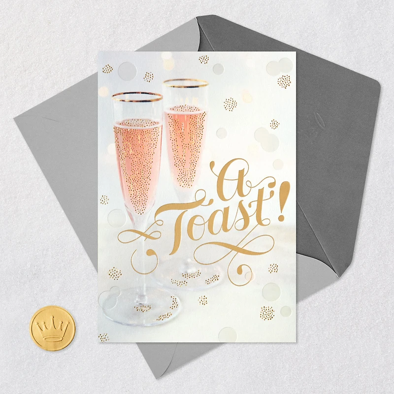 A Toast Wedding Card for only USD 5.99 | Hallmark