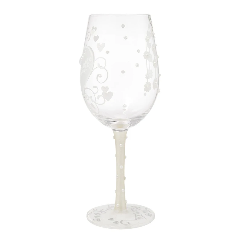 Lolita Two Hearts One Love Handpainted Wine Glass, 15 oz. for only USD 34.99 | Hallmark