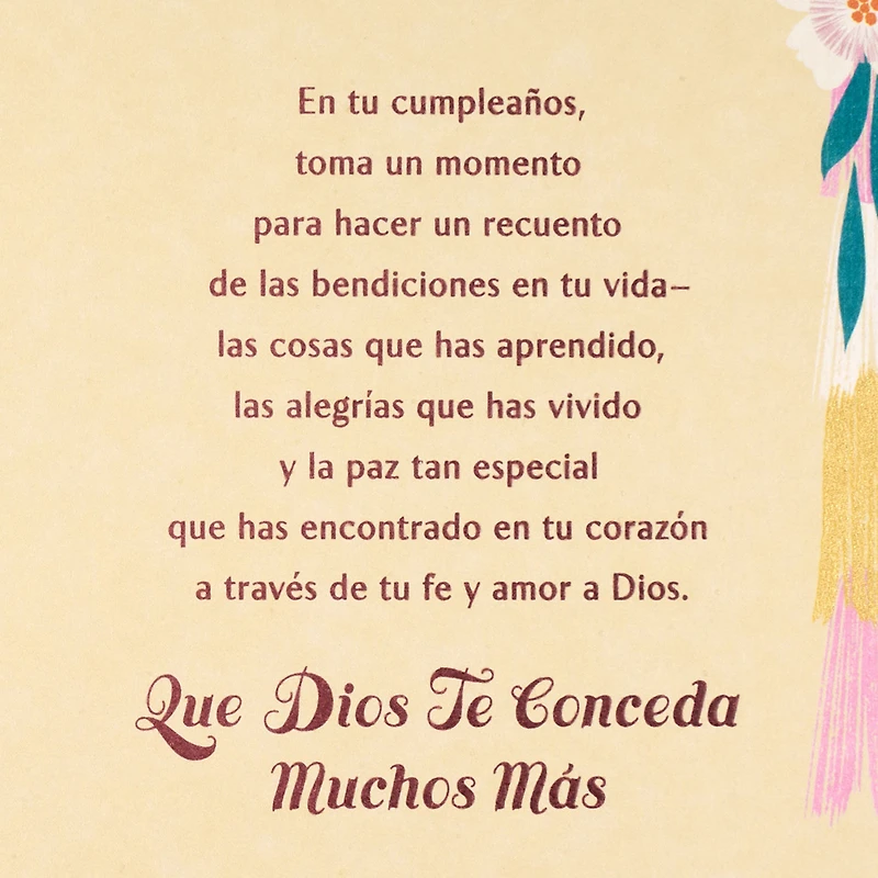 Count Your Blessings Spanish-Language Religious Birthday Card for only USD 4.59 | Hallmark