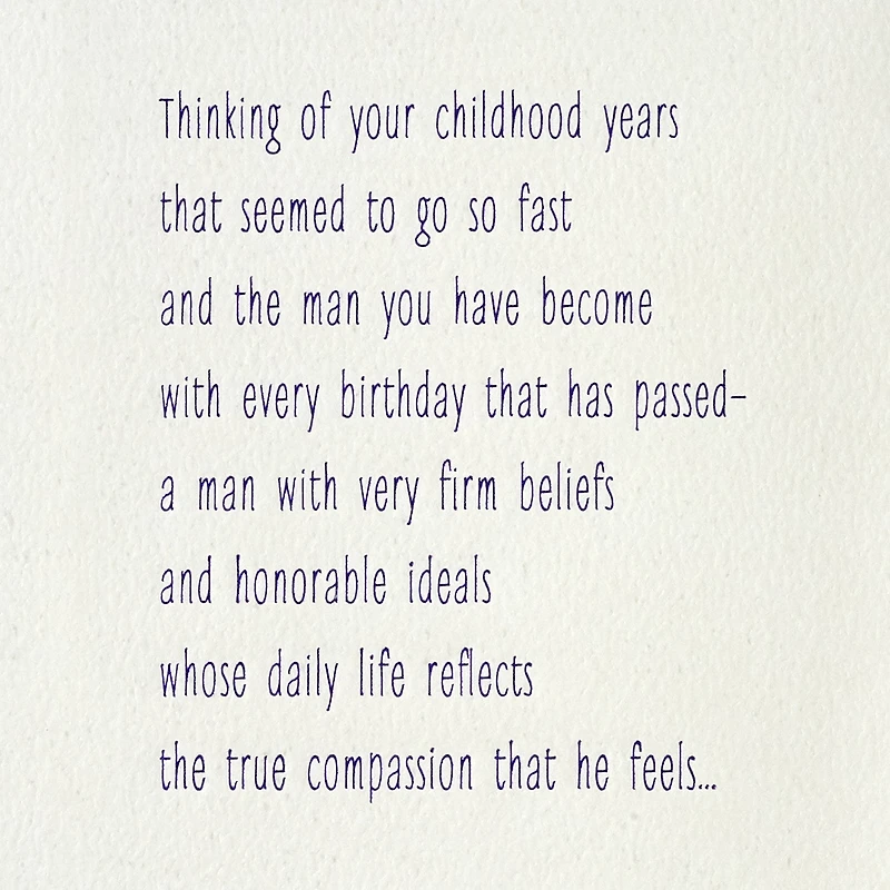 The Man You Have Become Birthday Card for Son for only USD 6.99 | Hallmark
