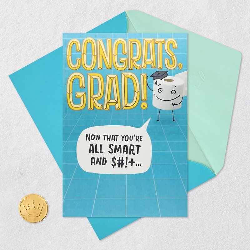 Now That You're All Smart and $#!+ Funny Graduation Card for only USD 5.99 | Hallmark