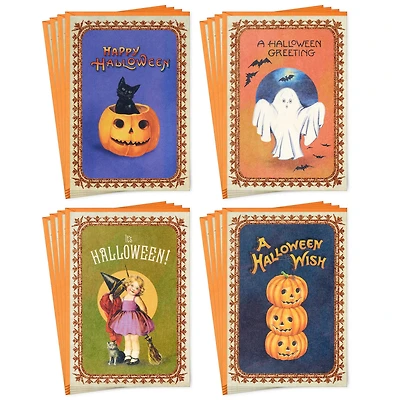 Vintage Halloween Boxed Halloween Cards Assortment, Pack of 16 for only USD 9.99 | Hallmark
