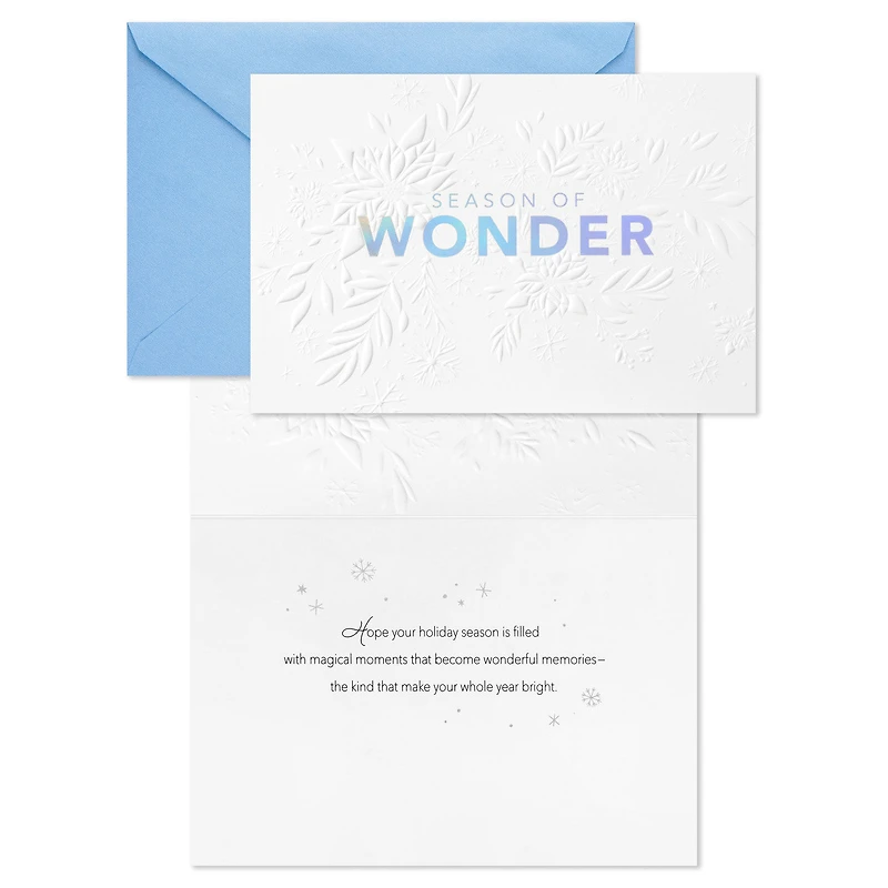 Snowflakes Season of Wonder Boxed Christmas Cards, Pack of 16 for only USD 17.49 | Hallmark