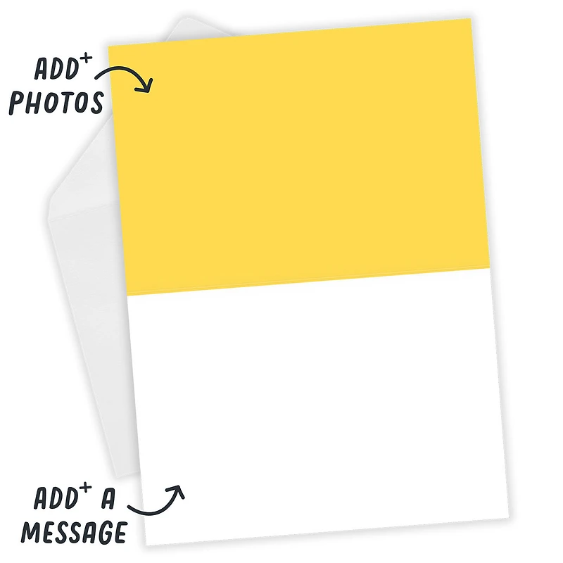 White Frame Happy Horizontal Custom Card for only USD 4.99 | Hallmark