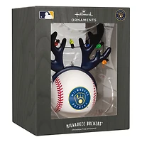 MLB Milwaukee Brewers™ Reindeer Baseball Hallmark Ornament for only USD 12.99 | Hallmark