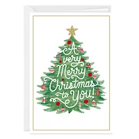 Merry Classic Tree Custom Christmas Card for only USD 4.99 | Hallmark