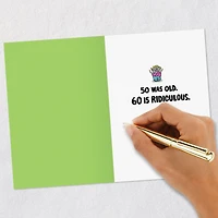 60 Is Not Old Funny 60th Birthday Card for only USD 4.49 | Hallmark