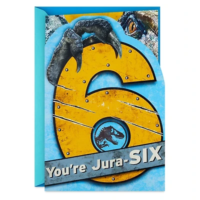 Jurassic World You're Jura-Six Musical 6th Birthday Card for only USD 6.59 | Hallmark