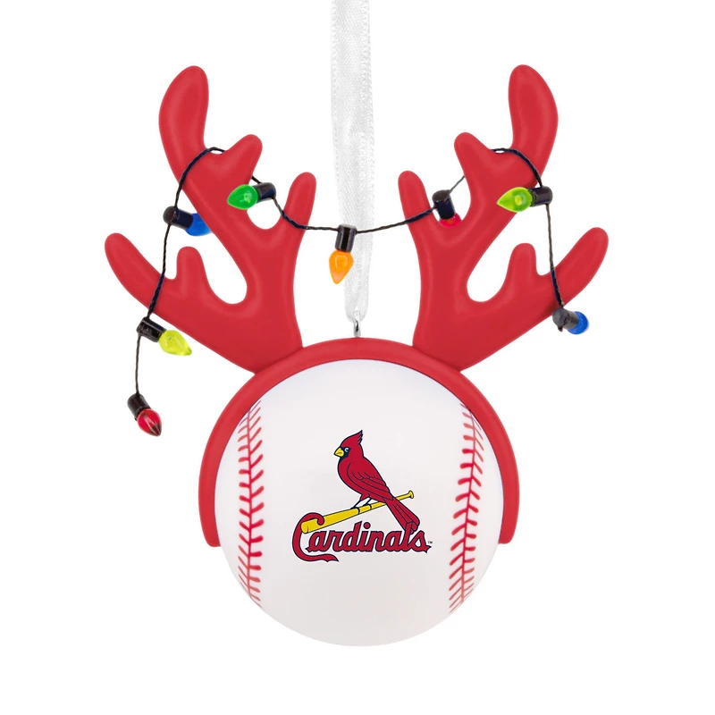 MLB St. Louis Cardinals™ Reindeer Baseball Hallmark Ornament for only USD 12.99 | Hallmark