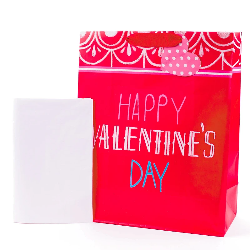15.5" Happy Valentine's Day XL Gift Bag With Tissue Paper for only USD 7.49 | Hallmark
