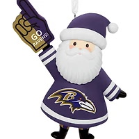NFL Baltimore Ravens Santa Fan Hallmark Ornament for only USD 12.99 | Hallmark